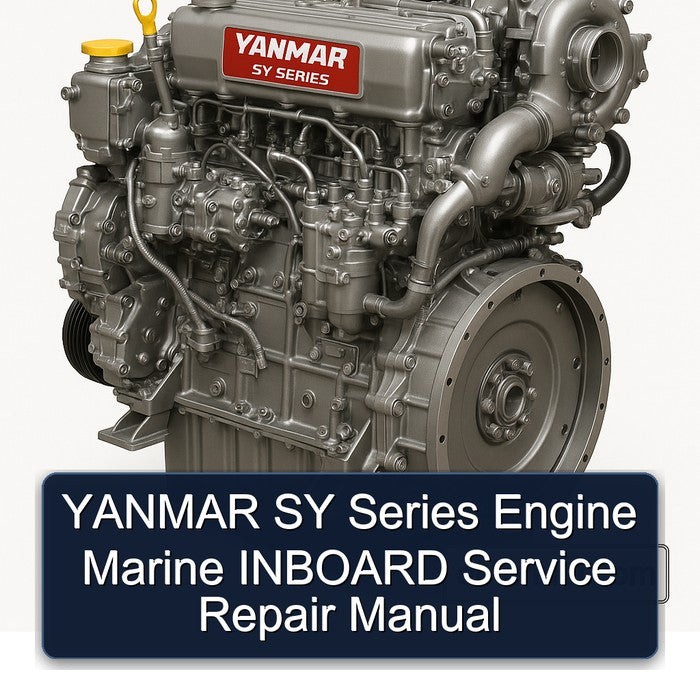 YANMAR SY Series Engine Marine INBOARD Service Repair Manual