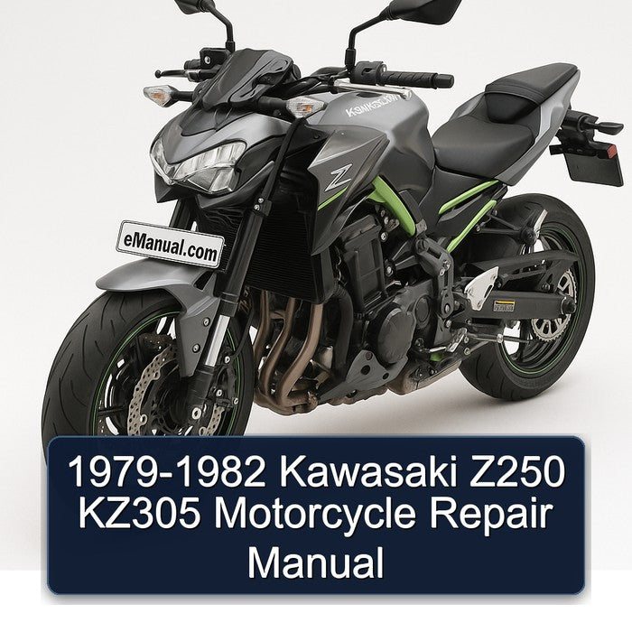 1979-1982 Kawasaki Z250 KZ305 Motorcycle Repair Manual