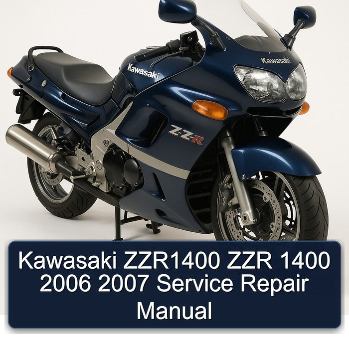 Kawasaki ZZR1400 ZZR 1400 2006 2007 Service Repair Manual