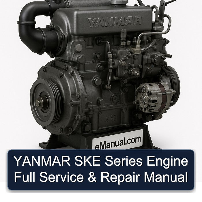 YANMAR SKE Series Engine Full Service & Repair Manual