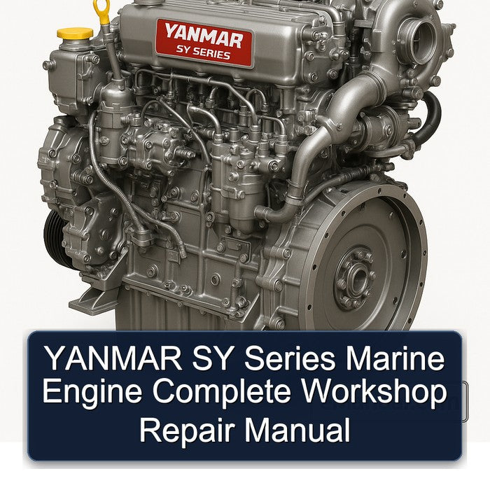 YANMAR SY Series Marine Engine Complete Workshop Repair Manual