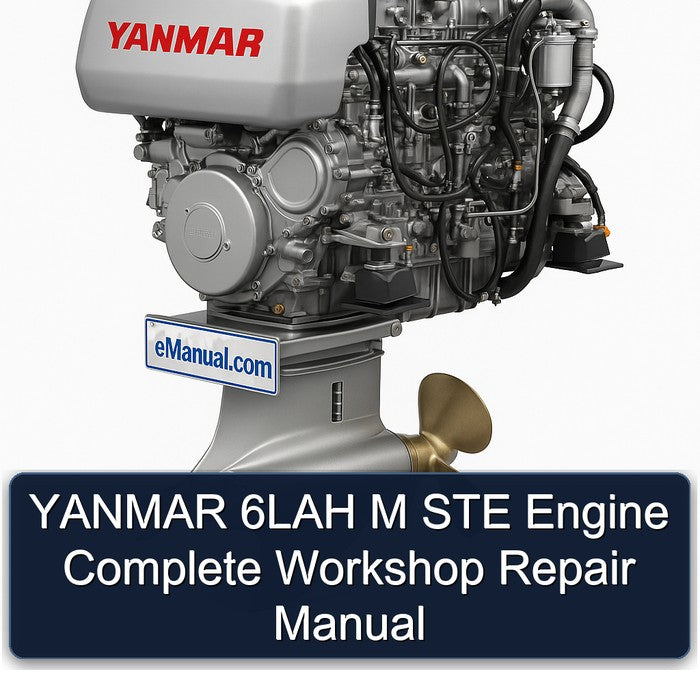 YANMAR 6LAH M STE Engine Complete Workshop Repair Manual