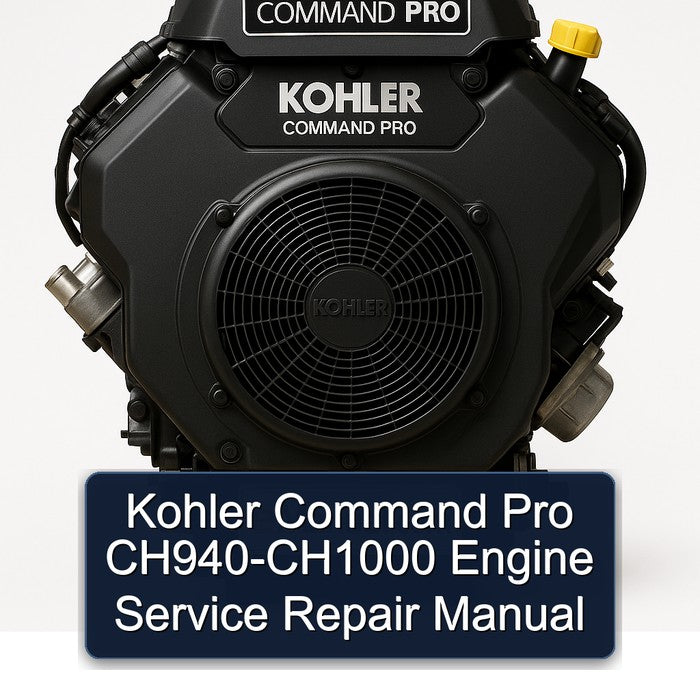 Kohler Command Pro CH940-CH1000 Engine Service Repair Manual