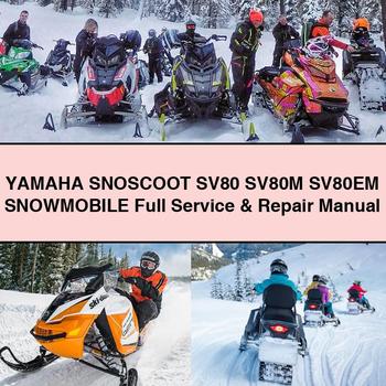 Yamaha SNOSCOOT SV80 SV80M SV80EM Snowmobile Full Service & Repair Manual