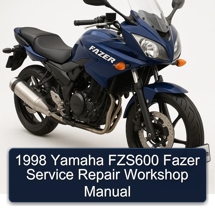 1998 Yamaha FZS600 Fazer Service Repair Workshop Manual
