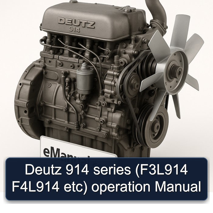 Deutz 914 series (F3L914 F4L914 etc) operation Manual