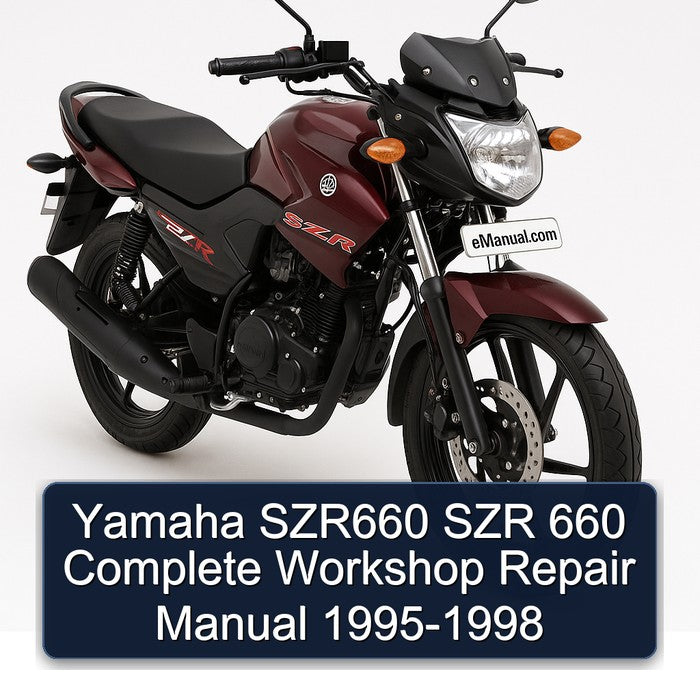 Yamaha SZR660 SZR 660 Complete Workshop Repair Manual 1995-1998