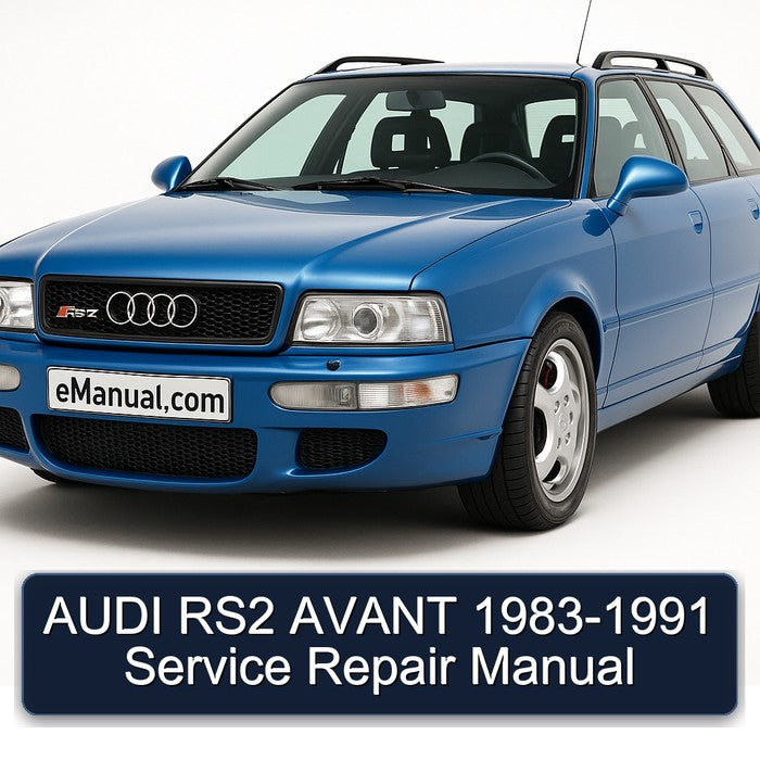 AUDI RS2 AVANT 1983-1991 Service Repair Manual