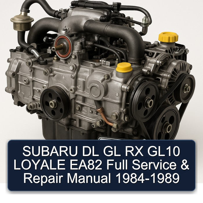 SUBARU DL GL RX GL10 LOYALE EA82 Full Service & Repair Manual 1984-1989