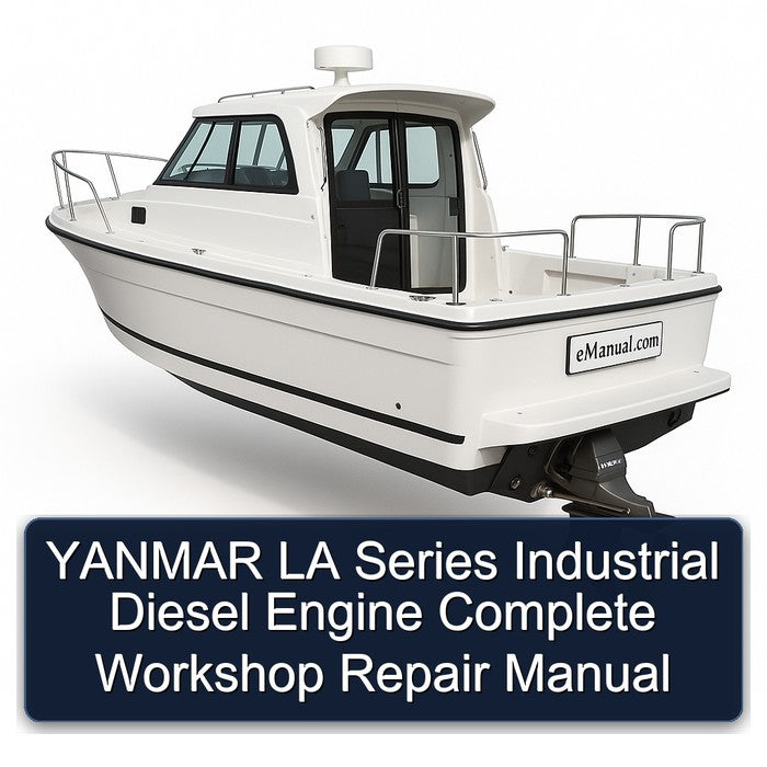 YANMAR LA Series Industrial Diesel Engine Complete Workshop Repair Manual