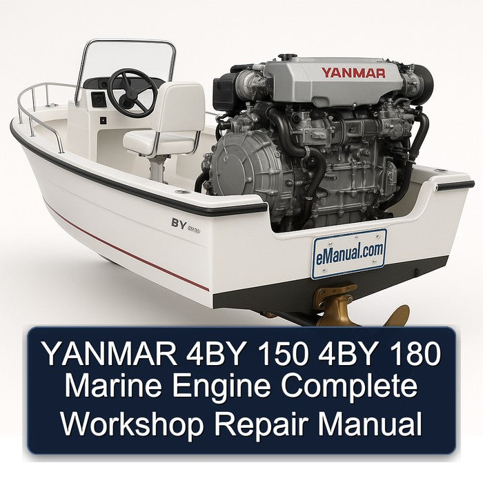 YANMAR 4BY 150 4BY 180 Marine Engine Complete Workshop Repair Manual