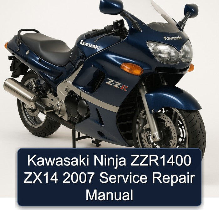 Kawasaki Ninja ZZR1400 ZX14 2007 Service Repair Manual