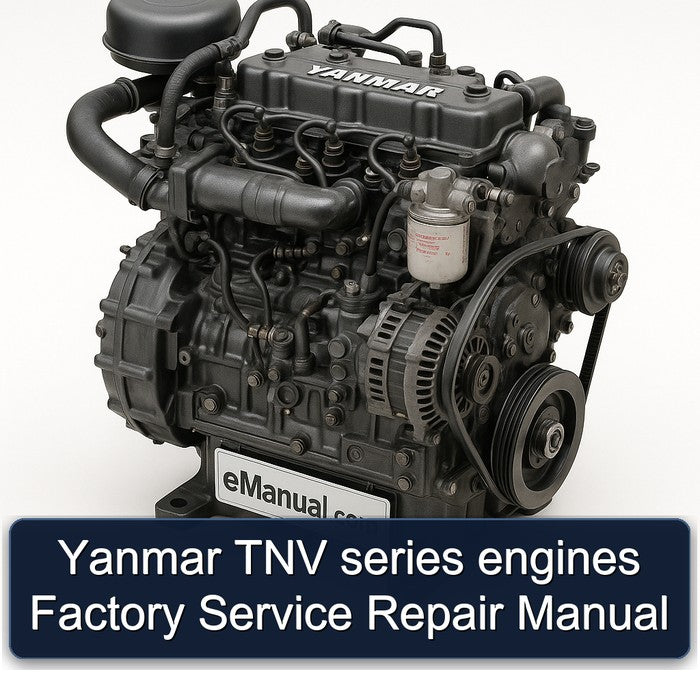 Yanmar TNV series engines Factory Service Repair Manual