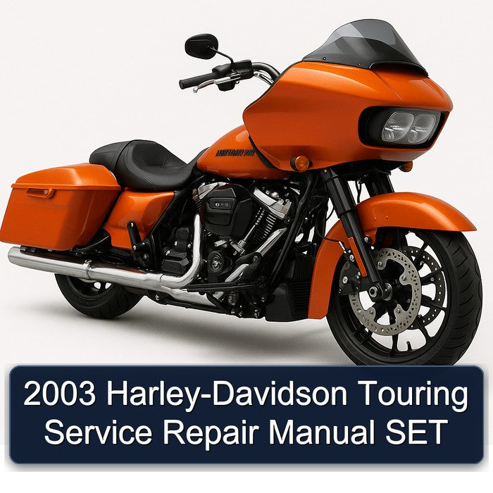 2003 Harley-Davidson Touring Service Repair Manual SET FLHR FLHT FLTR Electra Glide Road King Ultra Glide Road Glide Screamin Eagle Police models