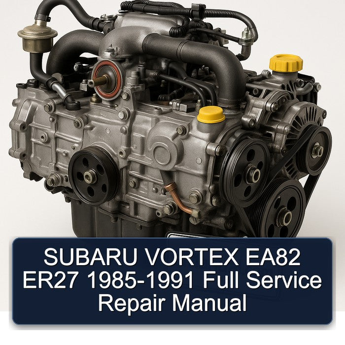 SUBARU VORTEX EA82 ER27 1985-1991 Full Service Repair Manual