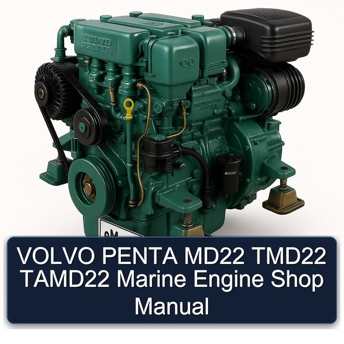 VOLVO PENTA MD22 TMD22 TAMD22 Marine Engine Shop Manual