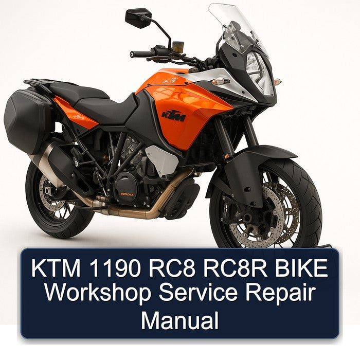 KTM 1190 RC8 RC8R BIKE Workshop Service Repair Manual