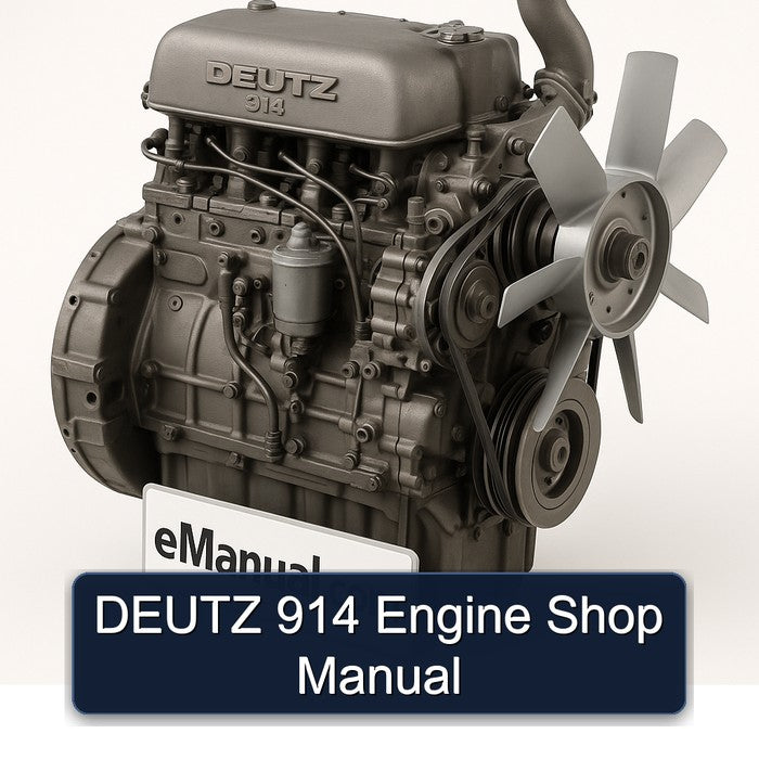 DEUTZ 914 Engine Shop Manual