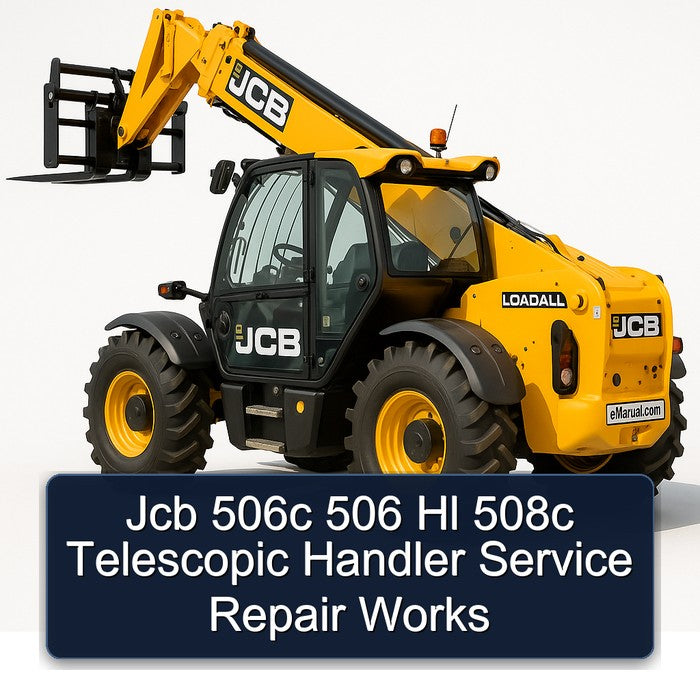 Jcb 506c 506 Hl 508c Telescopic Handler Service Repair Works