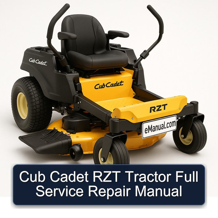 Cub Cadet RZT Tractor Full Service Repair Manual