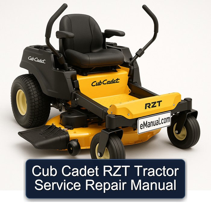 Cub Cadet RZT Tractor Service Repair Manual