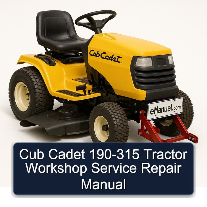 Cub Cadet 190-315 Tractor Workshop Service Repair Manual