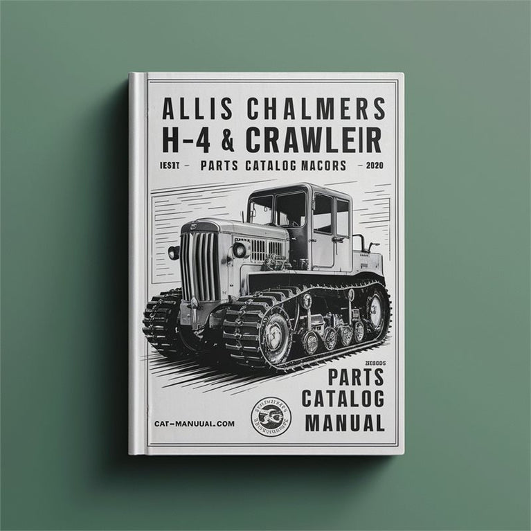 Allis Chalmers H-4 & HD-4 Crawler Tractors Parts Catalog Manual PDF