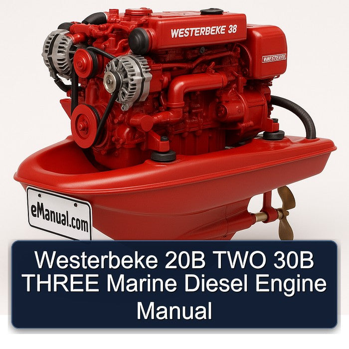 Westerbeke 20B TWO 30B THREE Marine Diesel Engine Manual