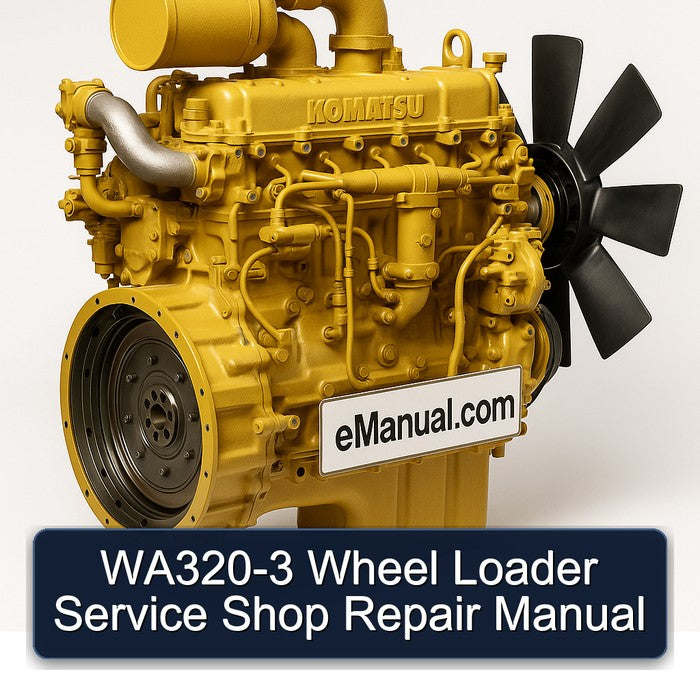 WA320-3 Wheel Loader Service Shop Repair Manual