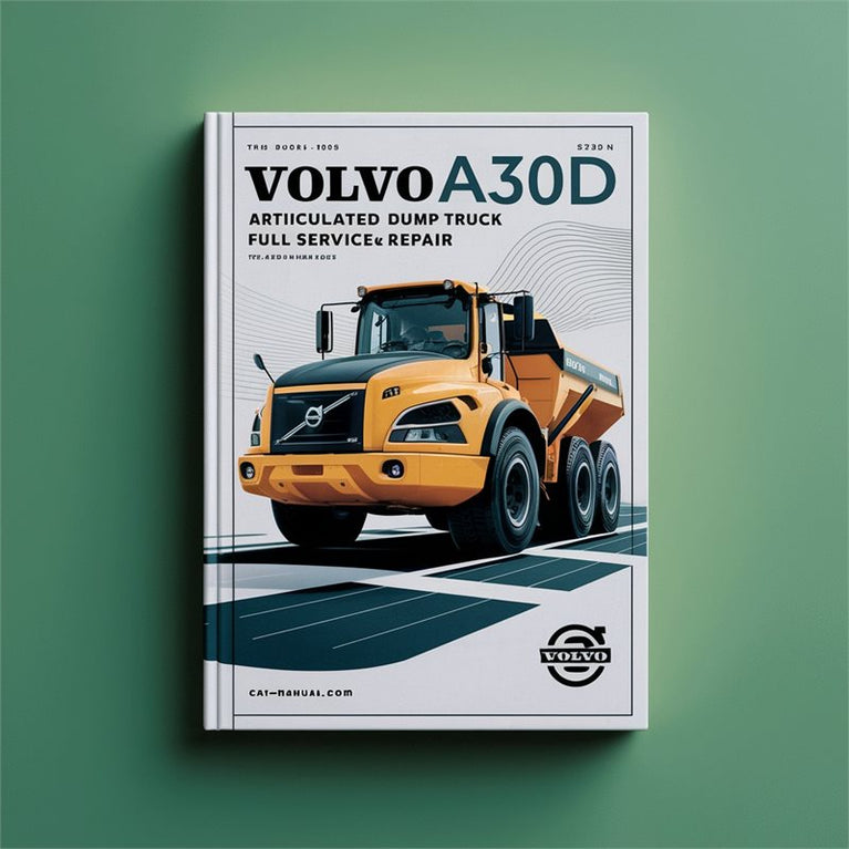 Volvo A30D Articulated Dump Truck Full Service & Repair Manual PDF