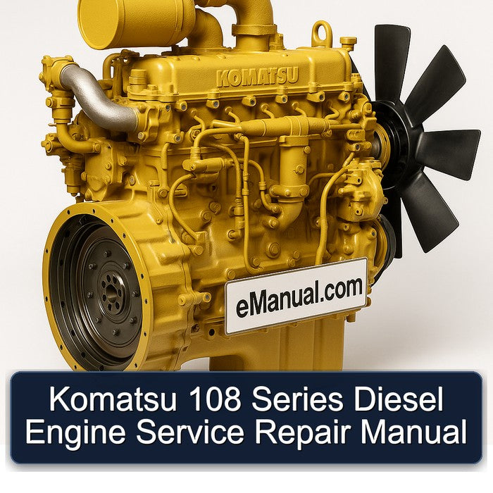 Komatsu 108 Series Diesel Engine Service Repair Manual