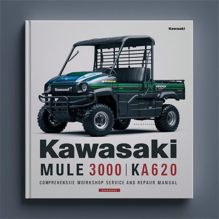 2001-2008 Kawasaki Mule 3000 KAF620 UTV ATV Side Service Repair Workshop Manual PDF