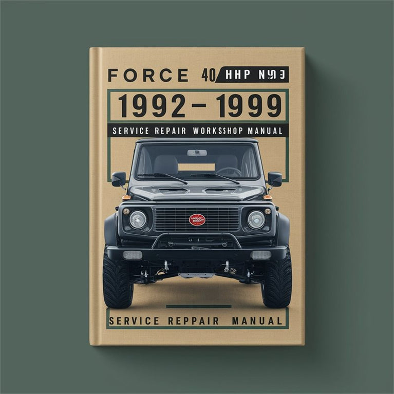 1992-1999 Force 40 HP Service Repair Workshop Manual PDF