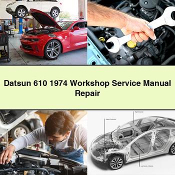 Manual de servicio y taller de reparación del Datsun 610 1974