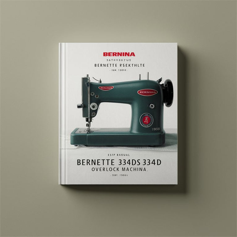 Bernina Bernette 334DS 334D overlock sewing machine Manual PDF