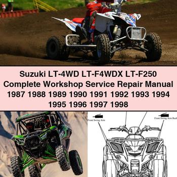 Suzuki LT-4WD LT-F4WDX LT-F250 Complete Workshop Service Repair Manual 1987 1988 1989 1990 1991 1992 1993 1994 1995 1996 1997 1998