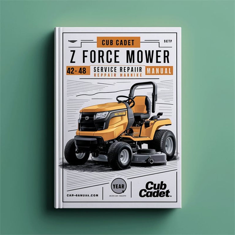 Cub Cadet Z Force ZTR Mower 42 44 48 Service Repair Workshop Manual PDF