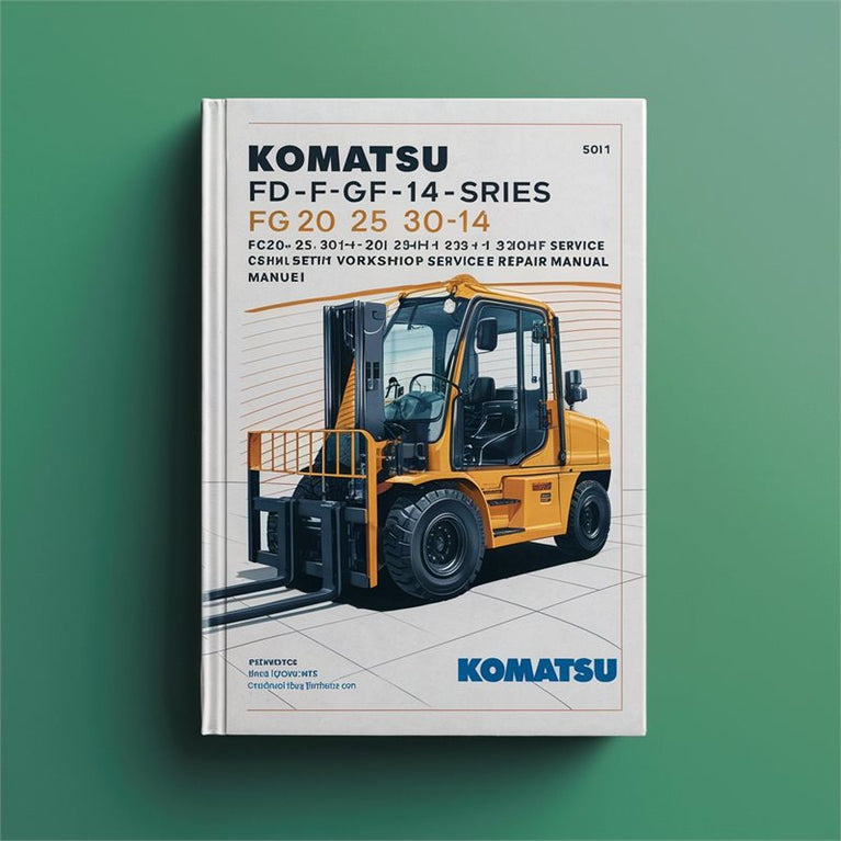 Komatsu Forklift Fd-fg-14-series Service Repair Workshop Manual PDF