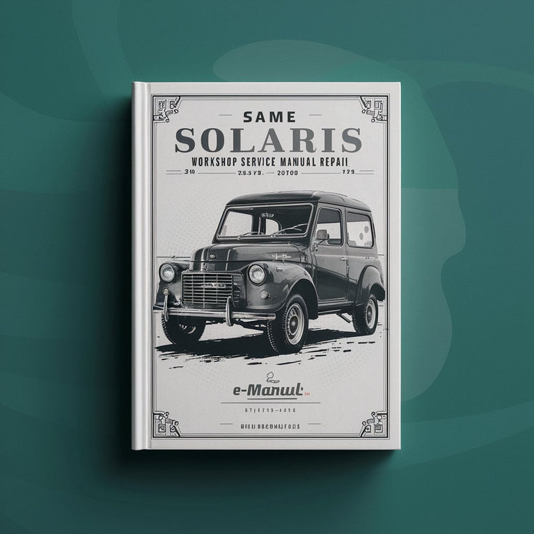 Same Solaris 30-40-50 Workshop Service Manual Repair