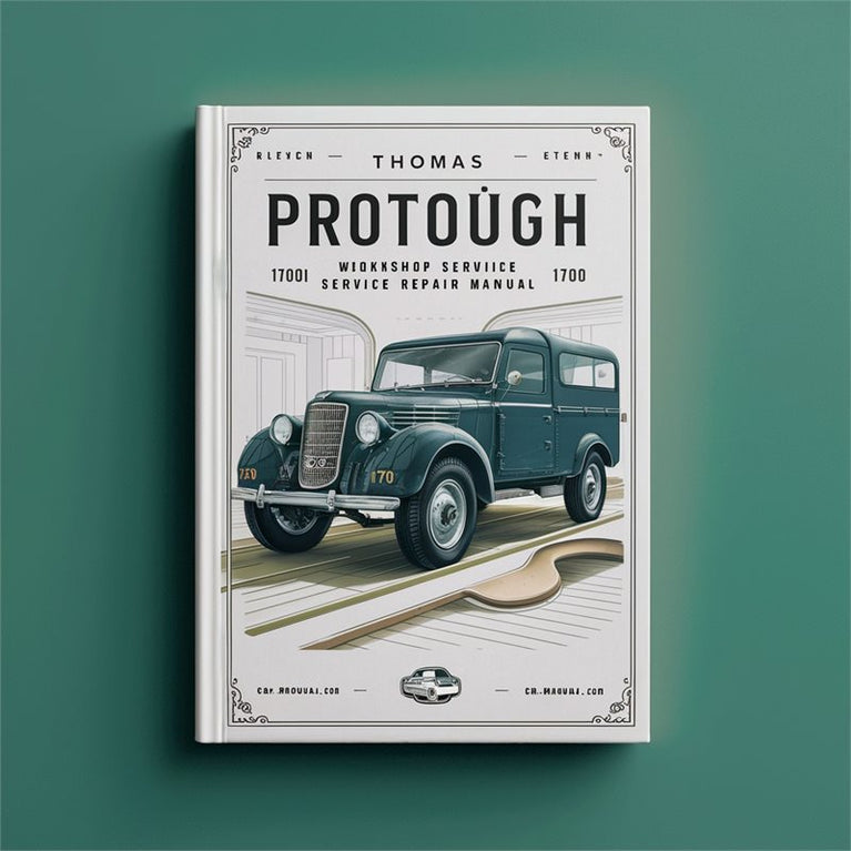 Thomas Protough 1700 Service Repair Workshop Manual PDF