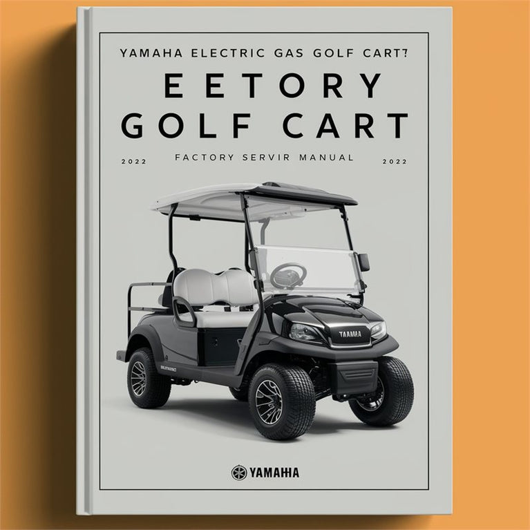 Yamaha Electric Gas Golf Cart G2 G9 Factory Service Repair Manual PDF