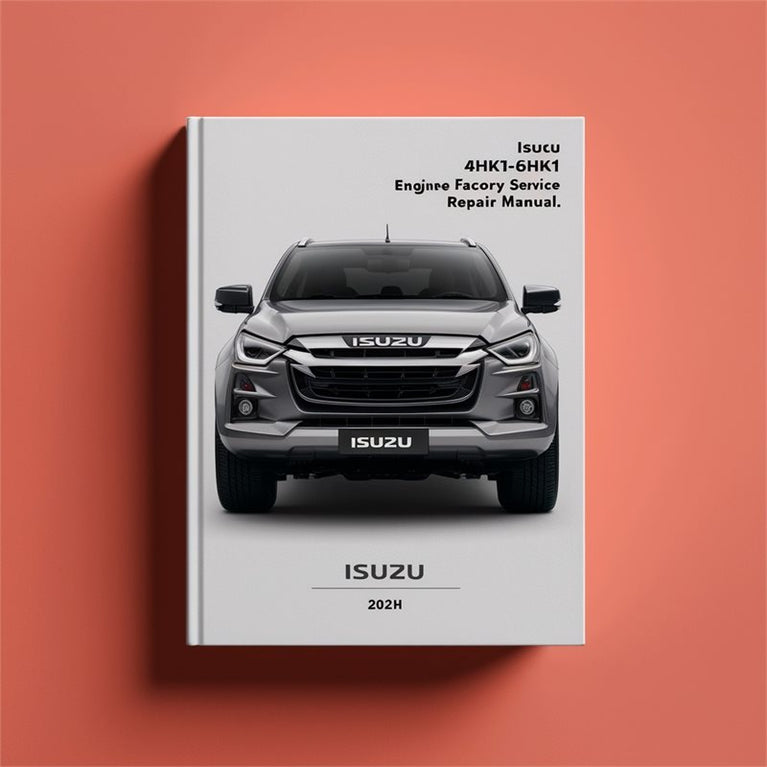 Isuzu Engine 4HK1-6HK1 Factory Service Repair Manual PDF