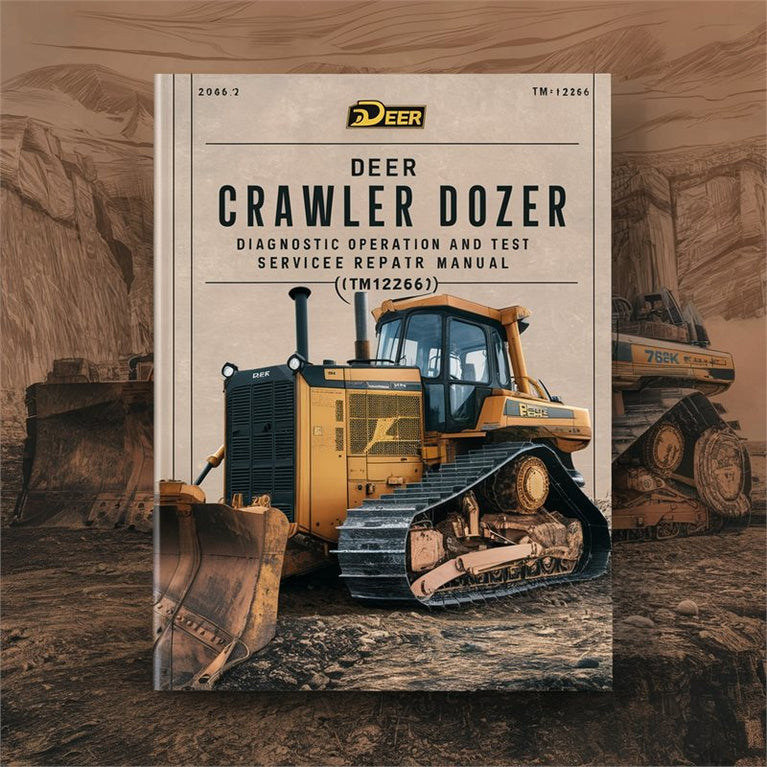 Deer 750K Crawler Dozer Diagnostic Operation Test (TM12266) Service Repair Workshop Manual PDF