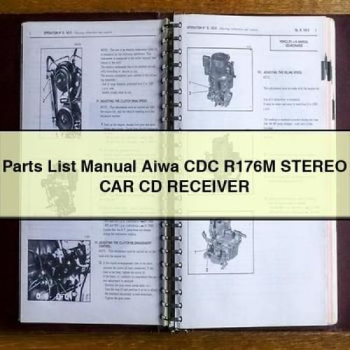 Parts List Manual Aiwa CDC R176M Stereo CAR CD Receiver