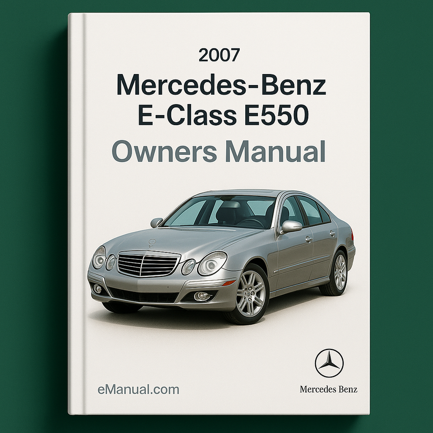 Manual del propietario del Mercedes-Benz Clase E E550 2007