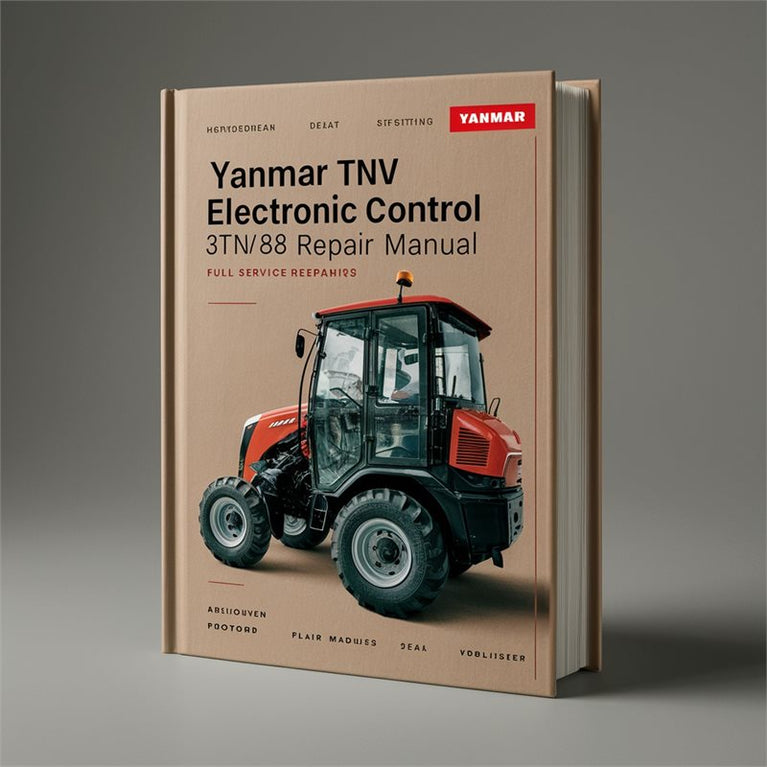 Yanmar 4 TNV Series Electronic Control 3tnv88 Service Repair Workshop Manual PDF