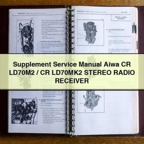 Supplement Service Manual Aiwa CR LD70M2 / CR LD70MK2 Stereo RADIO Receiver