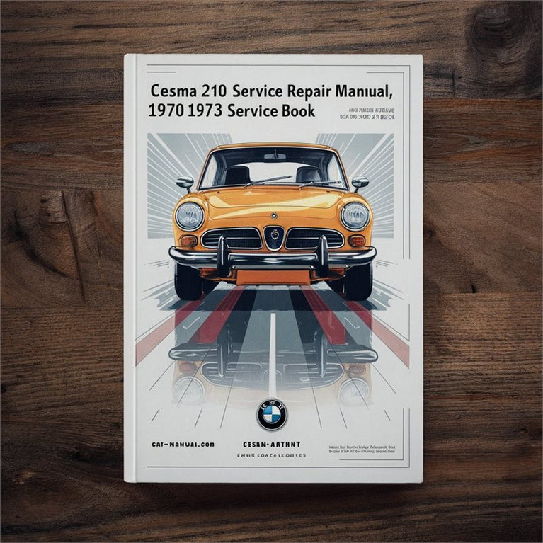 1970-1973 Continental O 520 Series Cessna 210 - Book Service Repair Workshop Manual PDF