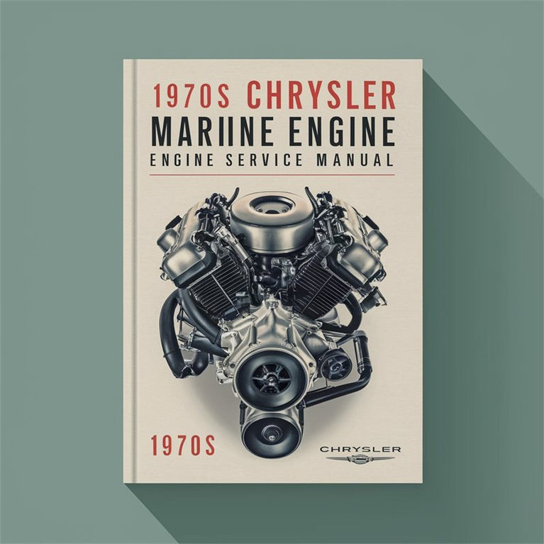 1970s M440 chrysler marine inboard engine Service Manual PDF