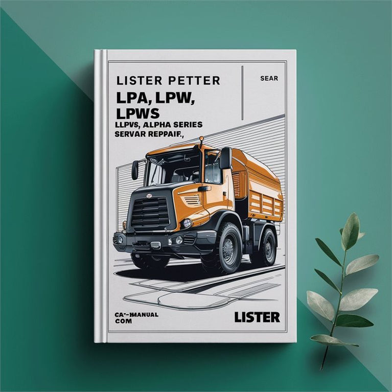 Lister Alpha Series Petter LPA LPW Lpwt Lpws Lpwg Service Repair Workshop Manual PDF